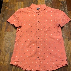 Men’s Short-Sleeve RVCA Button-Down